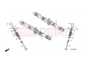 HONDA CB1300A8 CB1300 Super Four ABS 2008 E-3 CAMSHAFT / VALVE