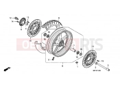 HONDA CB1300A8 CB1300 Super Four ABS 2008 F-12 FRONT WHEEL
