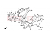 HONDA CB1300A9 CB1300 Super Four ABS 2009 F-18 SIDE COVER