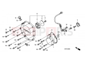HONDA CB1300AA CB1300 Super Four ABS 2010 E-6 RIGHT CRANKSHAFT COVER