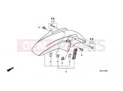 HONDA CB1300AA CB1300 Super Four ABS 2010 F-9 FRONT FENDER