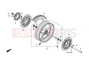HONDA CB1300AA CB1300 Super Four ABS 2010 F-12 FRONT WHEEL