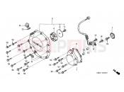 HONDA CB1300S5 CB1300S 2005 E-6 RIGHT CRANKSHAFT COVER