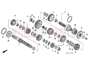 HONDA CB1300S5 CB1300S 2005 E-16 TRANSMISSION