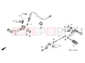 HONDA CB1300S5 CB1300S 2005 F-20 PEDAL