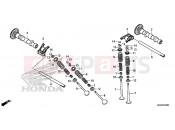 HONDA CB500FAE CB500F ABS 2014 E-3 CAMSHAFT / VALVE