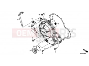 HONDA CB500FAE CB500F ABS 2014 E-6 RIGHT CRANKSHAFT COVER
