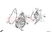 HONDA CB500FAE CB500F ABS 2014 E-10 A.C. GENERATOR COVER