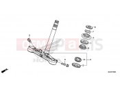 HONDA CB500FAE CB500F ABS 2014 F-9 STEERING WHEEL