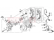 HONDA CB500FAE CB500F ABS 2014 F-12 FRONT BRAKE CALIPER