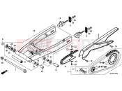 HONDA CB500FAE CB500F ABS 2014 F-32 SWING ARM