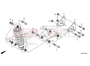 HONDA CB500FAE CB500F ABS 2014 F-33 ​​REAR SHOCK ABSORBER
