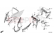 HONDA CB500FAE CB500F ABS 2014 F-43 FRONT ENGINE HOUSING