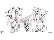 HONDA CB500FAE CB500F ABS 2014 F-45 CENTRAL ENGINE HOUSING