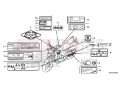 HONDA CB500FAE CB500F ABS 2014 F-49 WARNING LABEL