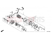 HONDA CB500XAF CB500X 2015 E-13 STARTER ENGINE