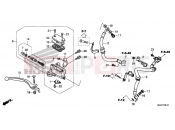 HONDA CB500XAF CB500X 2015 F-5-10 FRONT BRAKE MASTER CYLINDER (ABS)