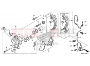 HONDA CB500XAF CB500X 2015 F-12 FRONT BRAKE CALIPER