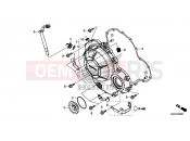 HONDA CB500XD CB500X 2013 E-6 RIGHT CRANKSHAFT COVER