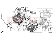 HONDA CB500XD CB500X 2013 E-15 CRANKSHAFT