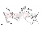 HONDA CB500XD CB500X 2013 F-4 HANDLE LEVER / SWITCH / CABLE