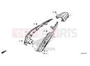 HONDA CB500XD CB500X 2013 F-23-10 REAR ENGINE COVER