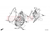HONDA CB500XE CB500X 2014 E-10 A.C. GENERATOR COVER