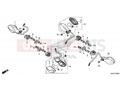 HONDA CB500XE CB500X 2014 F-35 FLASHING