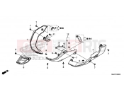 HONDA CB500XE CB500X 2014 F-46 LOWER ENGINE