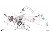 HONDA CB500XF CB500X 2015 E-12 WATER PUMP