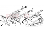 HONDA CB500XF CB500X 2015 F-32 SWING ARM