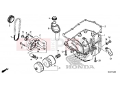 HONDA CB500XAE CB500X ABS 2014 E-14 OLAJTEKNŐ/OLAJSZIVATTYÚ