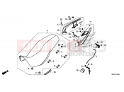 HONDA CB500XAE CB500X ABS 2014 F-23 SEAT / REAR HANDLE