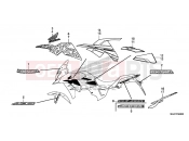 HONDA CB500XAE CB500X ABS 2014 F-50 JELZÉS