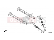 HONDA CB650FE CB650F 2014 E-3 CAMSHAFT / VALVE