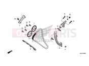 HONDA CB650FE CB650F 2014 E-4 TIMING CHAIN ​​/ TENSIONER