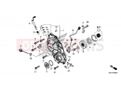 HONDA CB650FE CB650F 2014 E-5 RIGHT CRANKSHAFT COVER