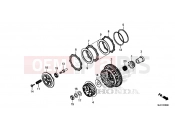 HONDA CB650FE CB650F 2014 E-6 CLUTCH
