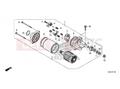 HONDA CB650FE CB650F 2014 E-11 STARTER ENGINE