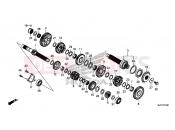 HONDA CB650FE CB650F 2014 E-15 TRANSMISSION
