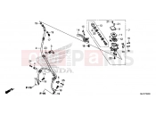 HONDA CB650FE CB650F 2014 F-4 FRONT MASTER CYLINDER (CB650F)