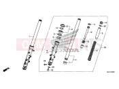HONDA CB650FE CB650F 2014 F-9 FRONT FORK