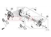 HONDA CB650FE CB650F 2014 F-10 FRONT BRAKE CALIPER