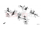 HONDA CB650FE CB650F 2014 F-21 FOOTREST