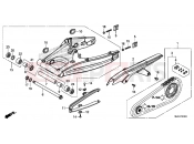 HONDA CB650FE CB650F 2014 F-23 SWING ARM