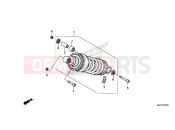 HONDA CB650FE CB650F 2014 F-24 REAR SHOCK ABSORBER