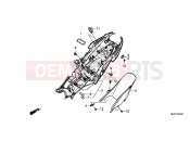 HONDA CB650FE CB650F 2014 F-25 REAR FENDER