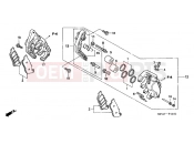 HONDA CBF10006 CBF1000 2006 F-11 FRONT BRAKE CALIPER (CBF1000)
