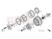 HONDA CBF10007 CBF1000 2007 E-6 CLUTCH
