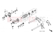 HONDA CBF10007 CBF1000 2007 E-16 TRANSMISSION DRUM